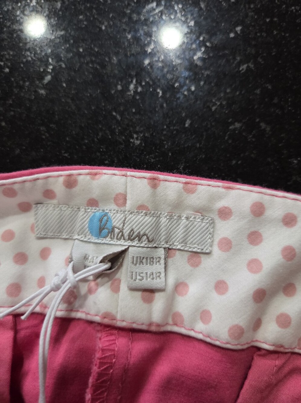 Boden Berry Pink 7/8 Trousers - Size 14R - Picture 4 of 9